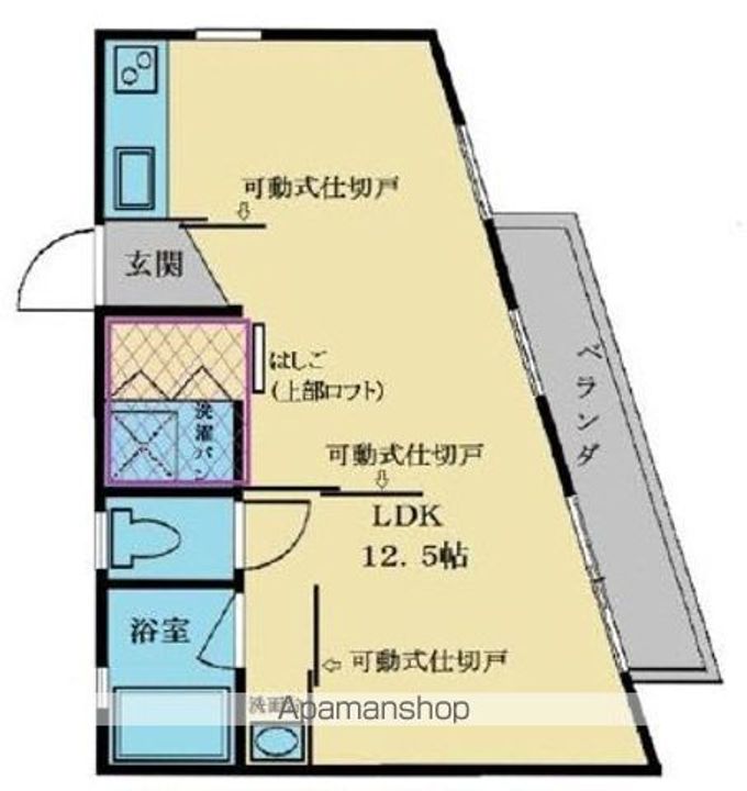 神奈川県鎌倉市小袋谷2(アパート)の賃貸物件の間取り