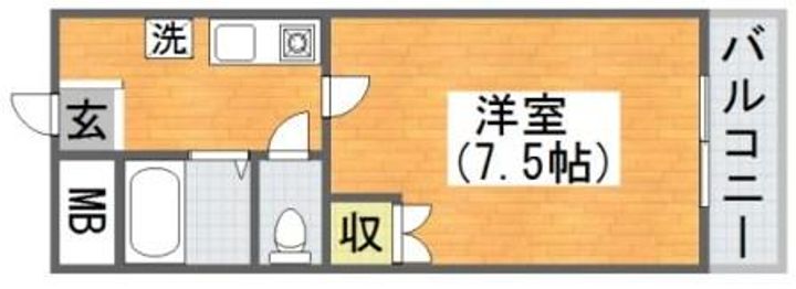 フォレスト長原の間取り