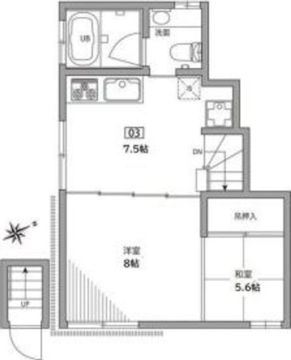 グランエッグス中野方南町の間取り