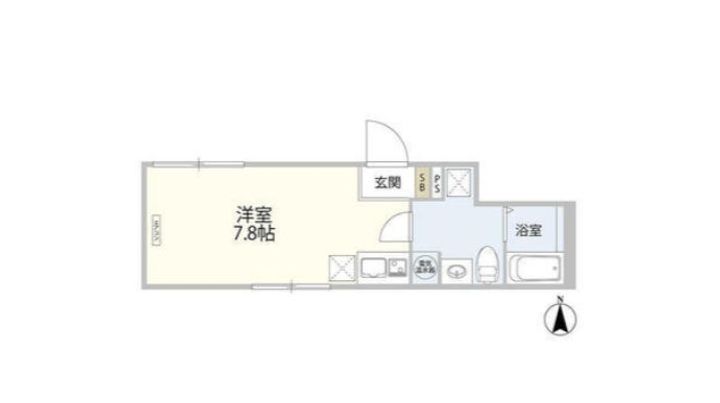 プラチナフォルム中延EASTの間取り