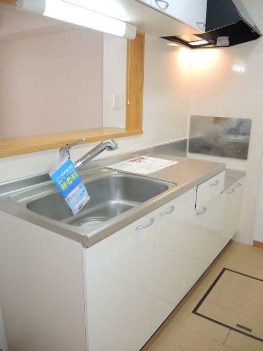 神奈川県厚木市下荻野(アパート)の賃貸物件のキッチン