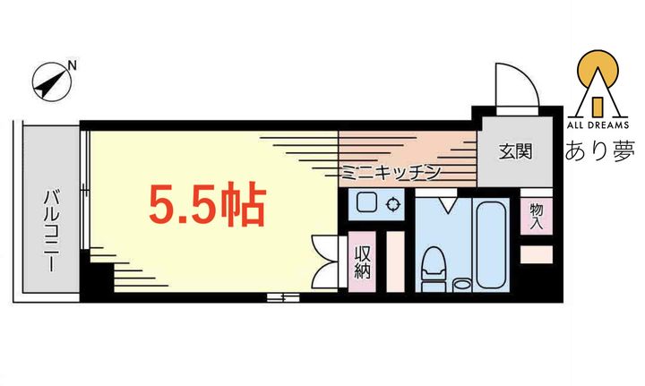 アイナレア掃部山の間取り