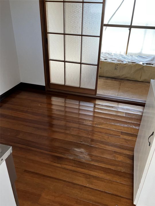 土橋ハイツの居間