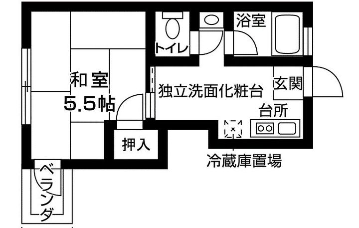 ロッソ別府の間取り