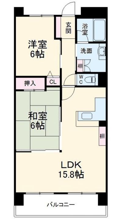 グリーンミユキ高崎の間取り