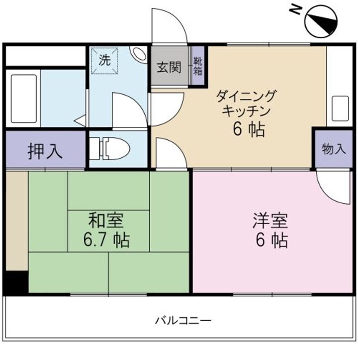 永山パークハイツの間取り