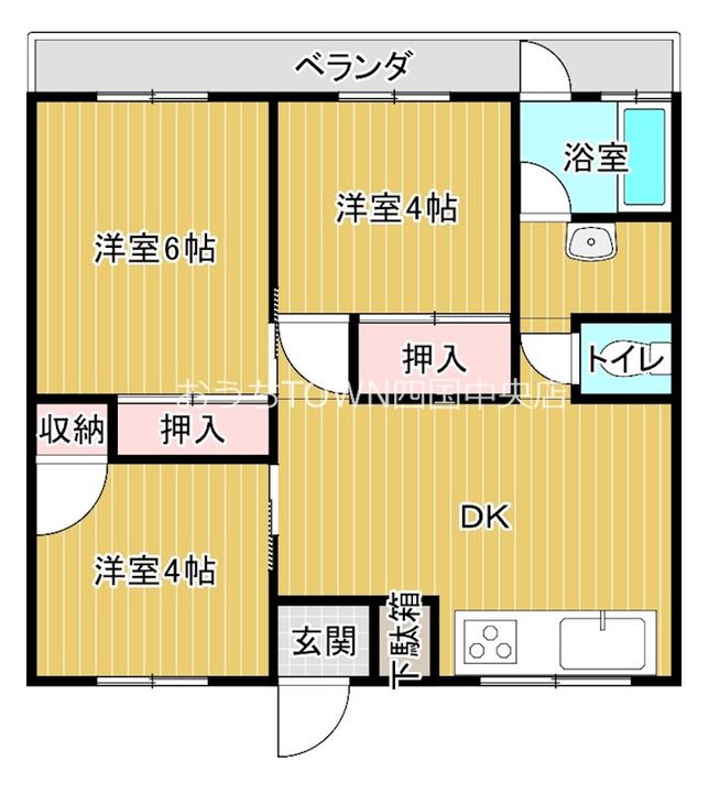 美を里マンションの間取り
