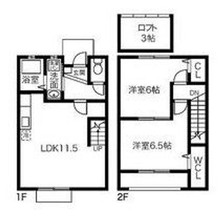 岐阜県美濃加茂市西町6(一戸建)の賃貸物件の間取り