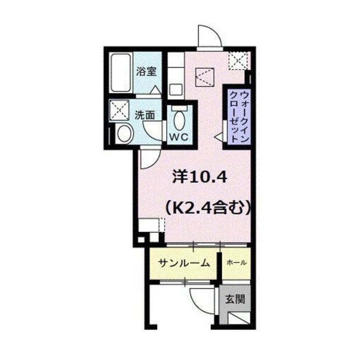 クオーレ国立の間取り