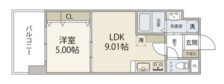 Istyle三篠の間取り