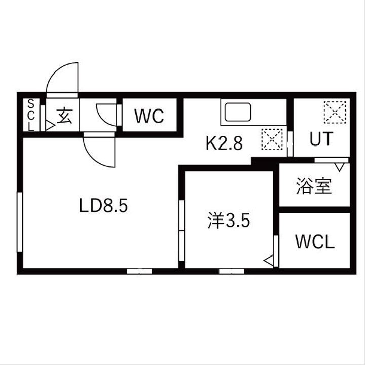 YORI N22の間取り
