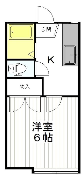 ロフティ苦竹の間取り