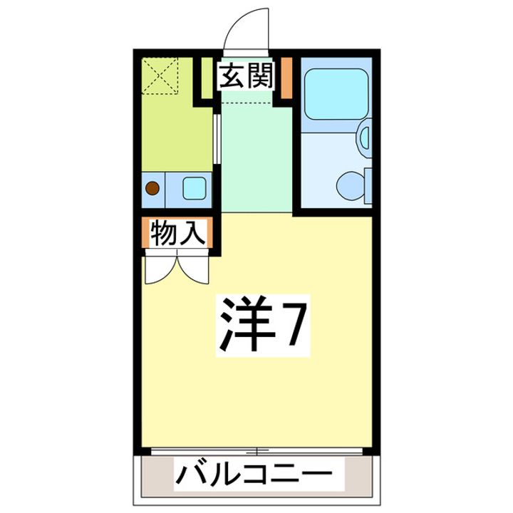 時の村21号館の間取り