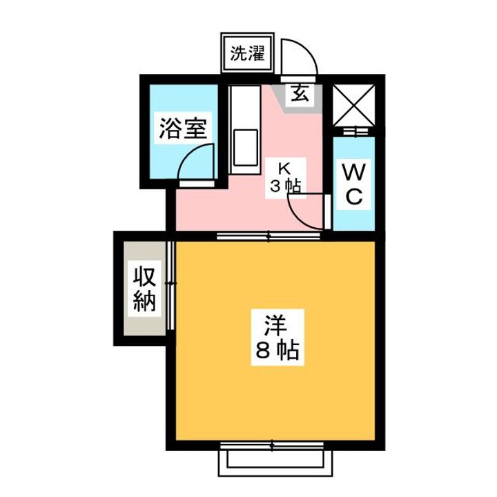 コーポ柏の間取り