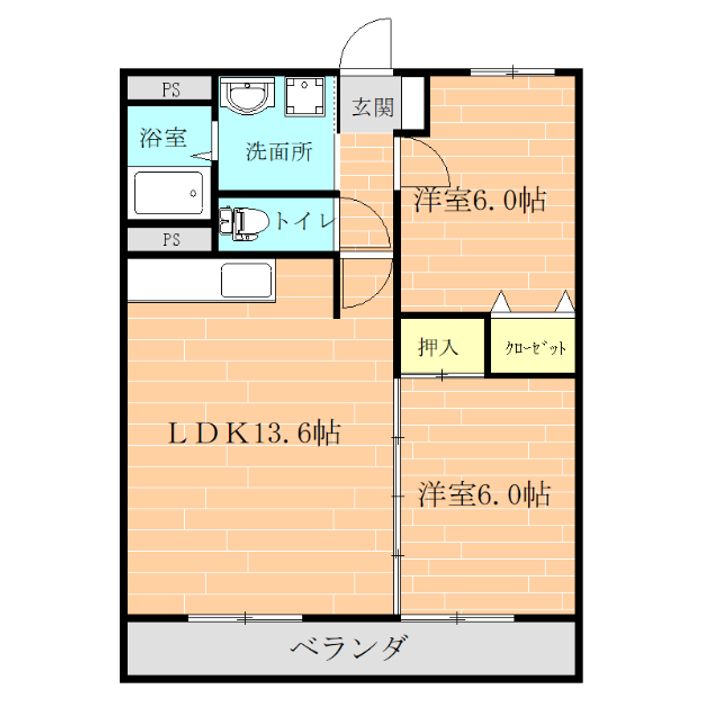 ロイヤルシティプラトンの間取り