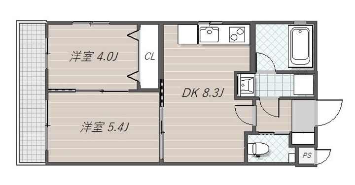 メルヴェーユ蘇我の間取り