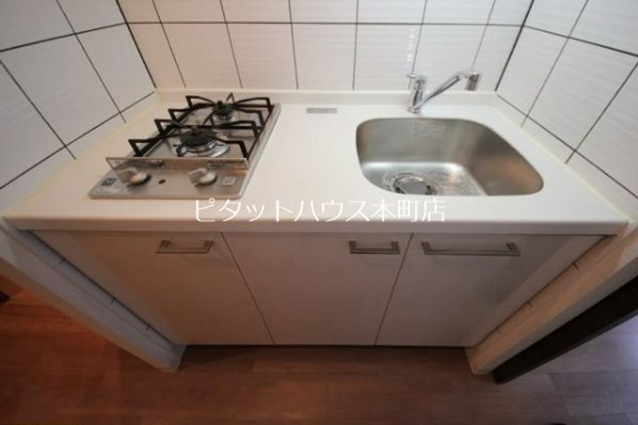 大阪府大阪市西区江之子島1(マンション)の賃貸物件のキッチン