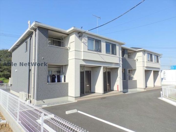 茨城県古河市中田(アパート)の賃貸物件の外観