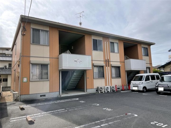 岡山県岡山市南区豊成1(アパート)の賃貸物件の外観