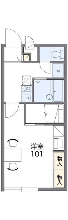 レオパレスセレーノの間取り
