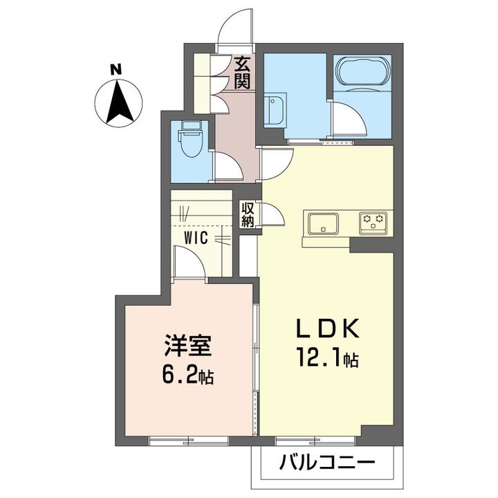 シャーメゾン田中の間取り