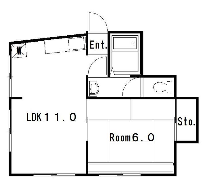 諏訪マンションの間取り