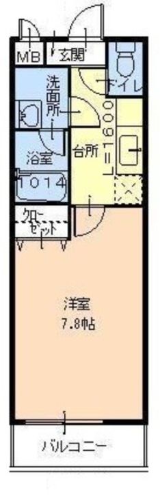 大阪府堺市西区鳳東町7(アパート)の賃貸物件の間取り