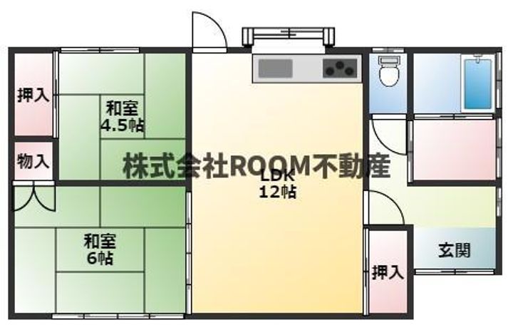 宮崎県都城市広原町(一戸建)の賃貸物件の間取り