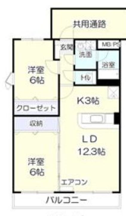 グレイスコート高嶺の間取り