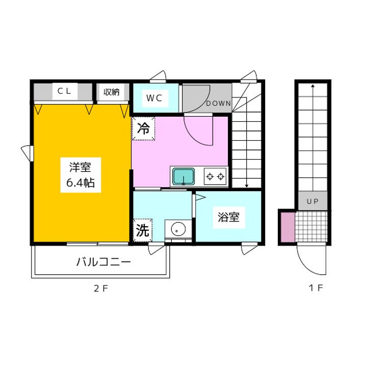 ローズビブレ小山の間取り