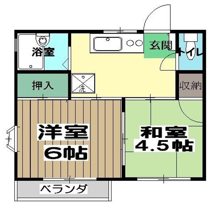 パールハイツ堀江の間取り