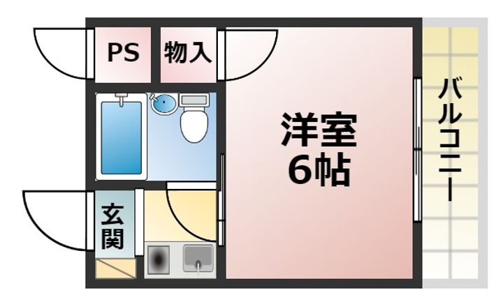 パーソナルハイツ御影の間取り
