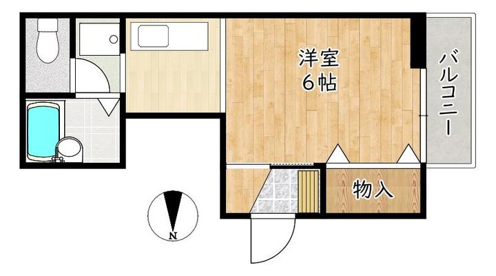 セジュールまどかの間取り