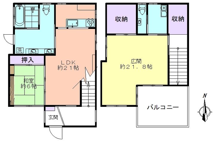 東京都東村山市栄町3(一戸建)の賃貸物件の間取り