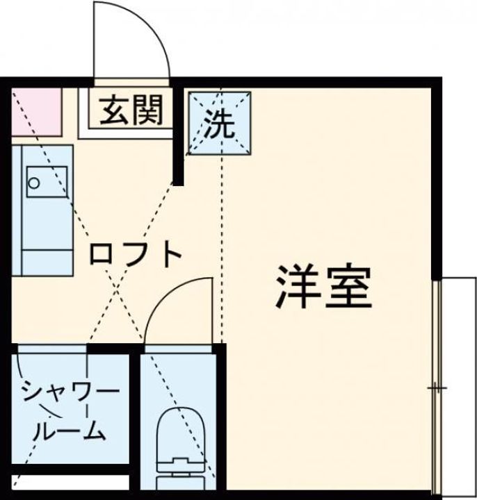 フォース新小岩の間取り