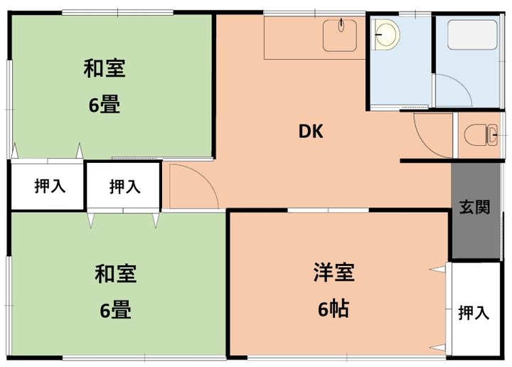 茨城県神栖市知手中央2(一戸建)の賃貸物件の間取り