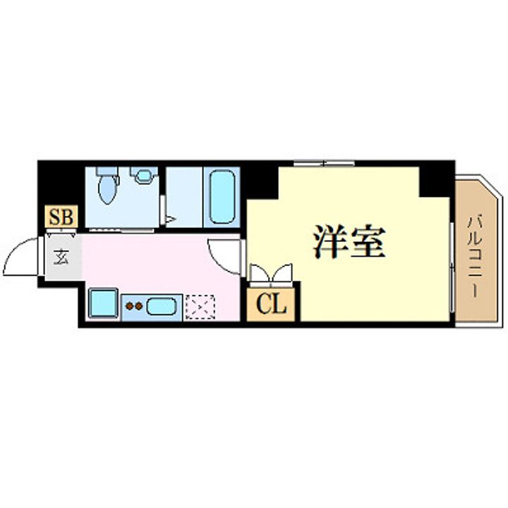 ウイング稲荷町の間取り
