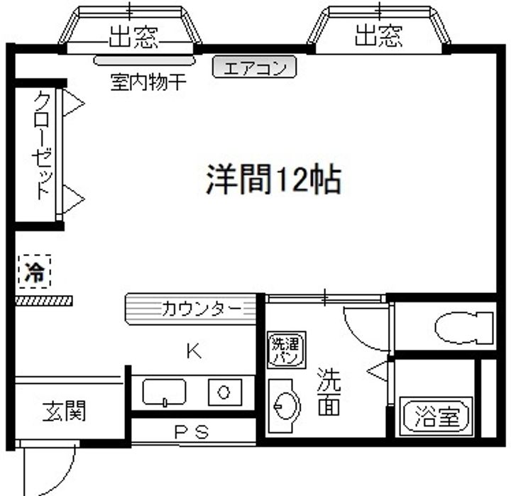 エムハイツ津の辺の間取り