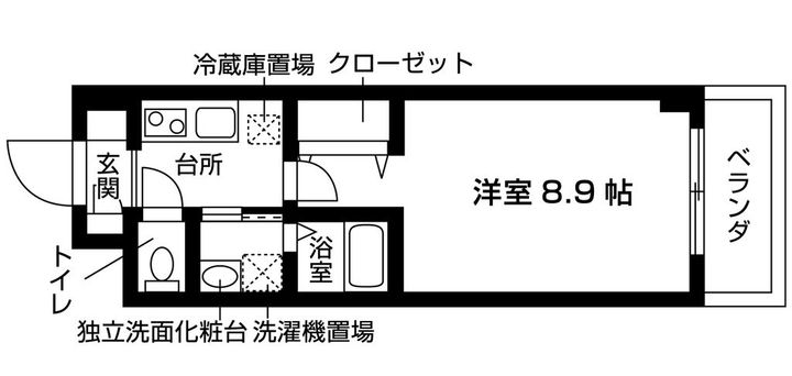 CASA枚方の間取り