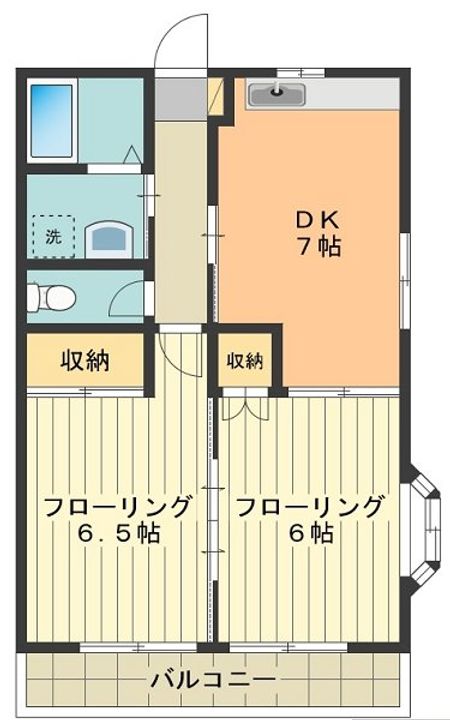 シャルマン松原の間取り