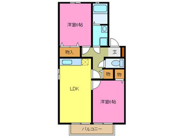 波多野八号館の間取り