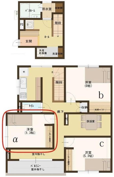 南町MKレディースシェアハウスの間取り