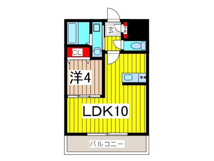 Raffine芝の間取り