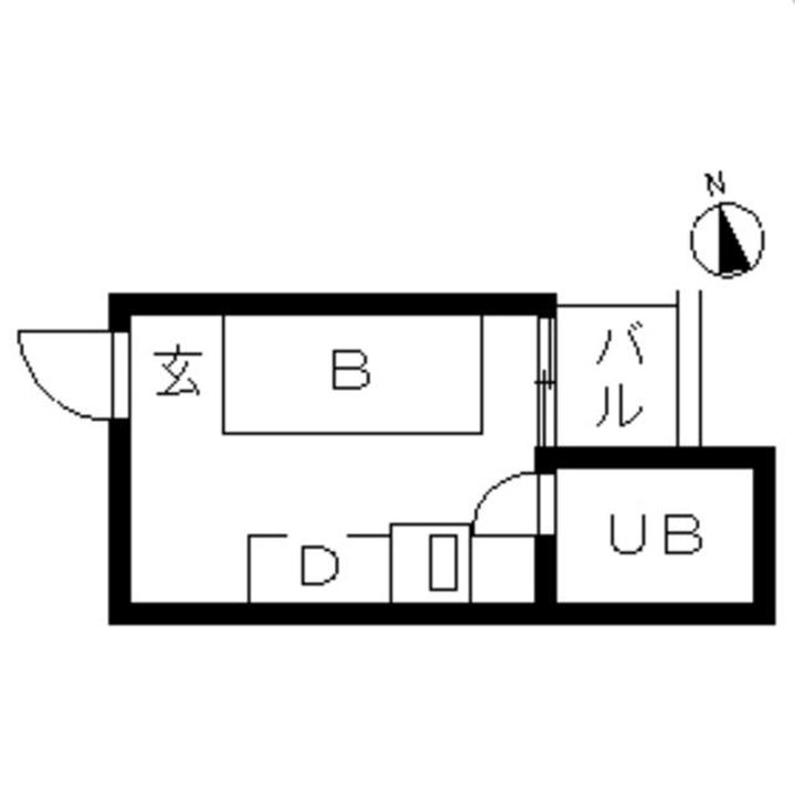 東京都新宿区百人町2(マンション)の賃貸物件の間取り