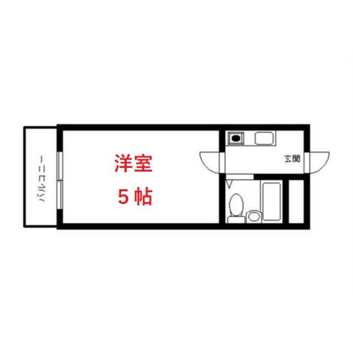 東京都大田区羽田2(マンション)の賃貸物件の間取り