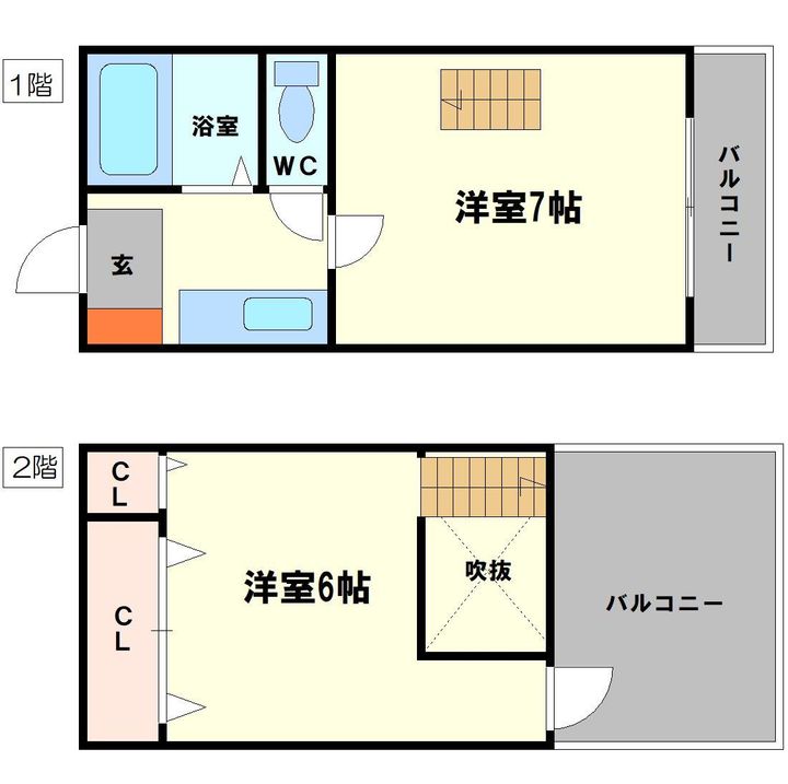 アベニュー岸里の間取り