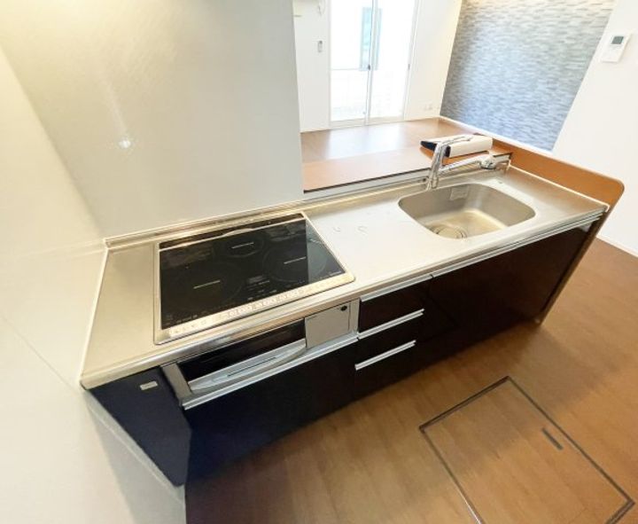 徳島県徳島市山城町東浜傍示(一戸建)の賃貸物件のキッチン