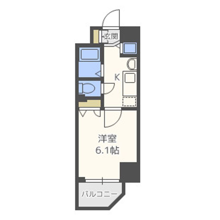プレサンス中之島公園グラシアの間取り