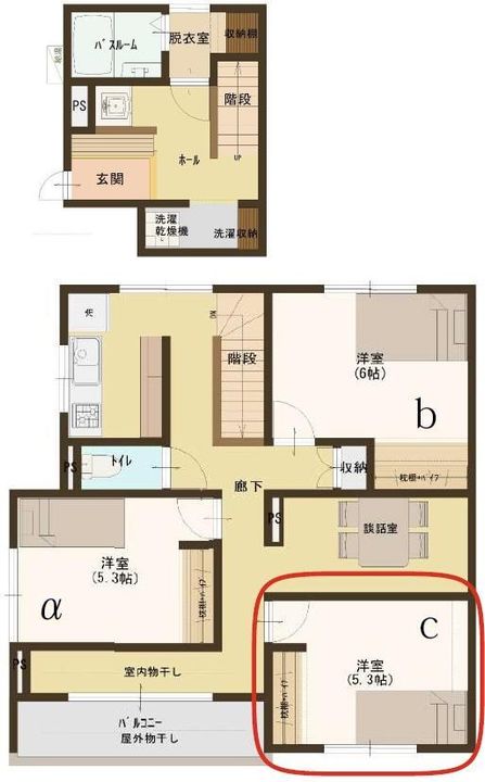 南町MKレディースシェアハウスの間取り