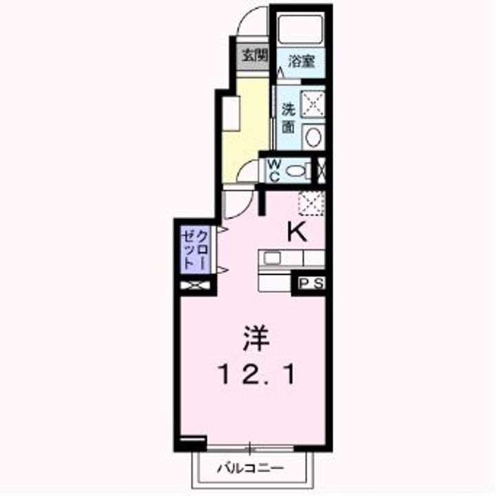 ヴィラ アルペ モンテの間取り